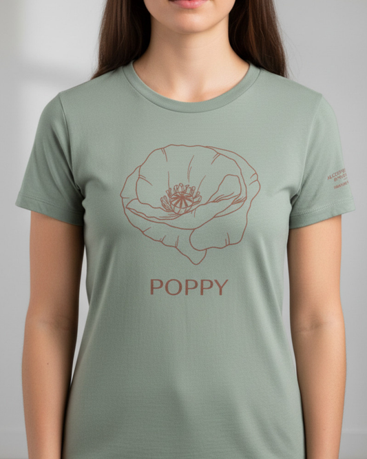 Woman's T-Shirt - Poppy